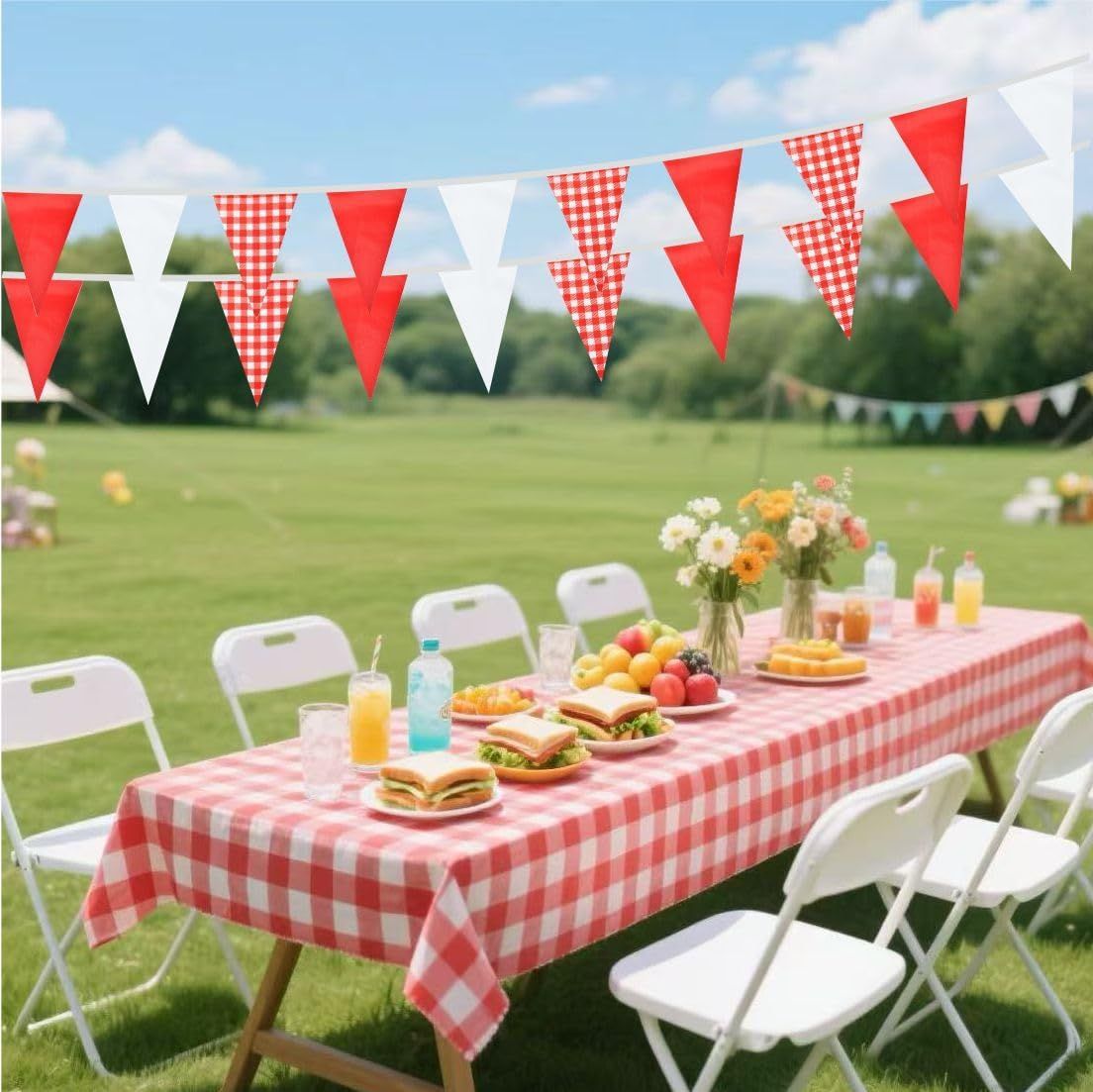 Spanduk Merah Putih Segitiga B - Kids Outdoor Garden Set ulasan dan harga
