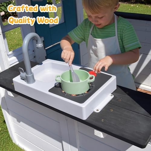 Rumah Bermain Anak dari Kayu d - Kids Outdoor Sink ulasan dan harga