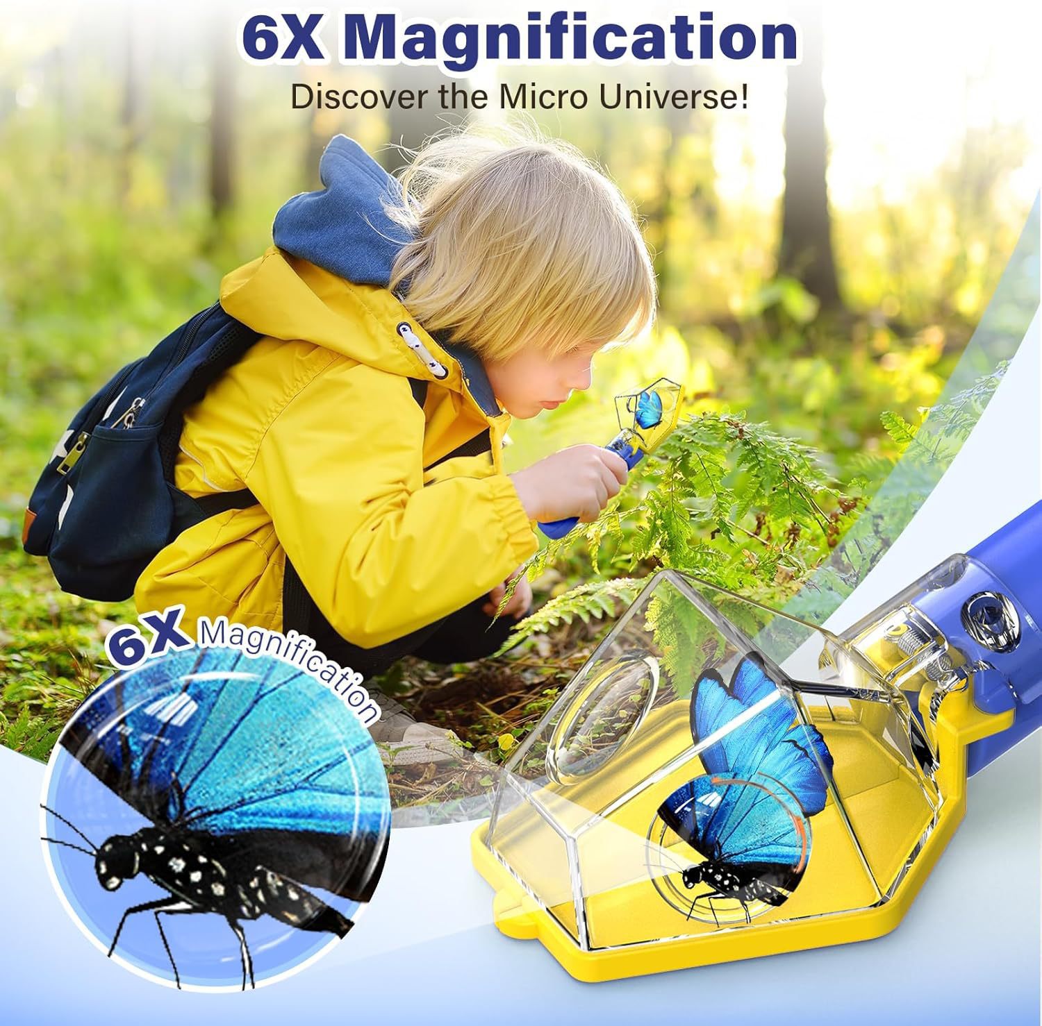Kotak Pengamat Serangga 6X Mag - Kids Outdoor Education ulasan dan harga