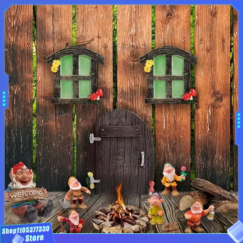 Patung Pintu Peri Miniatur den - Kids Outdoor Fairy Garden ulasan dan harga