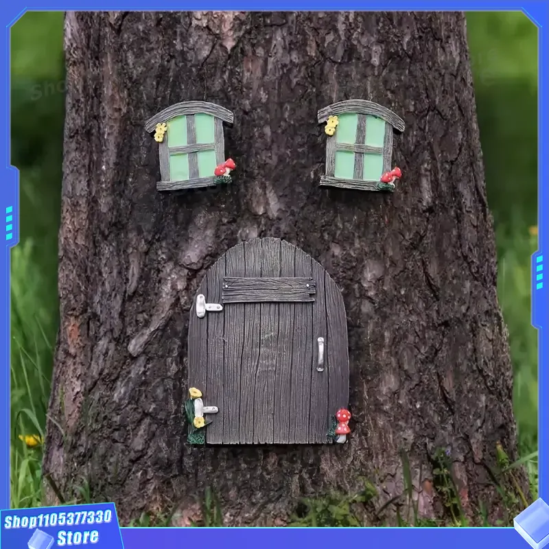 Patung Pintu Peri Miniatur den - Kids Outdoor Fairy Garden ulasan dan harga