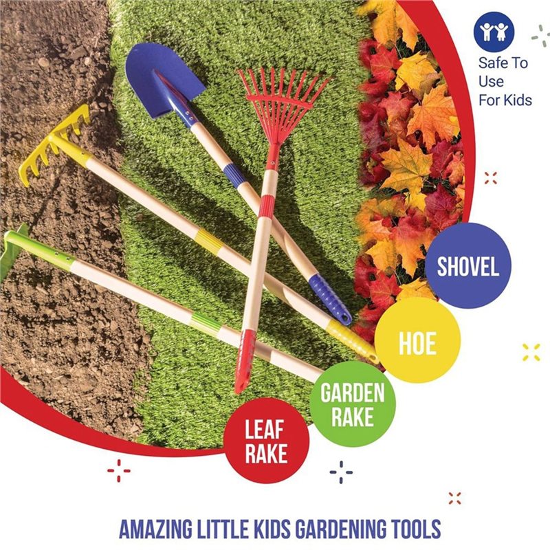 ABXE-Set Alat Berkebun Kayu un - Kids Outdoor Garden Set ulasan dan harga