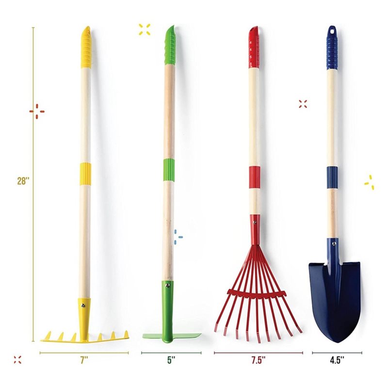 ABXE-Set Alat Berkebun Kayu un - Kids Outdoor Garden Set ulasan dan harga