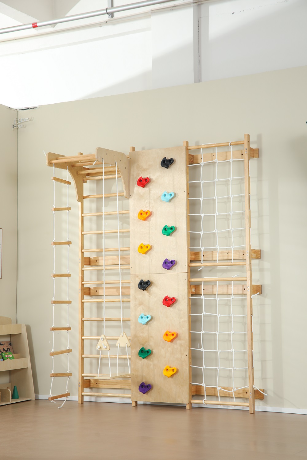 Tangga Panjat Kayu Anak Model  - Kids Outdoor Monkey Bars ulasan dan harga
